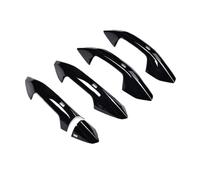 SPAKAMTZTK Car Accessorie Exterior Door Handle Catch Protection Cap Cover Trim Fit For Audi A3 8Y Sedan Sportback Limousine 2021 2022 2023 Outer door handle(Bright Black)