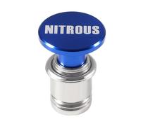 SPAKAMTZTK Fire Missiles Button Car 1 Lighter Anodized Aluminum 12 Volt Replacement Fits Most Vehicles lighter(Blue NITROUS)