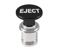 SPAKAMTZTK Fire Missiles Button Car 1 Lighter Anodized Aluminum 12 Volt Replacement Fits Most Vehicles lighter(Black EJECT)