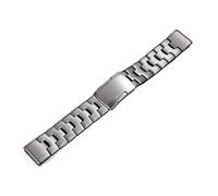 SPAKAMTZTK Quick Release Titanium Alloy Stainless Steel Band For Garmin For EPIX For Fenix 7 7X 6 6X Pro 5 5X Plus Bracelet Watchbands watch band(Silver,22mm)