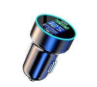 SPAKAMTZTK USB Car Charger Dual Ports 120W Charging Adapter Fit For Samsung Galaxy For Xiaomi For Huawei lighter