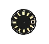 SPAKAMTZTK Watch 6105 Blank Modified Dial Without Logo Adaptation 4R35/NH35A Movement Japan C3 Green Night Disc Surface Watch dial