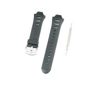 SPAKAMTZTK Watch Accessories Rubber Strap SS0S4723000 For SUUNTO For Observer SR X6HRM DEC19 P45 18Apr23 30AP0 Men's watch band(Silver buckle)