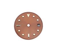 SPAKAMTZTK Wind Restoring Ancient Ways New 28.5mm Brown DG2813 DG3804 MIYOTA8215 Dial Luminous Golden Index Fit NH35 Case Watch dial