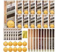 Spakon 20 Sets Bulk Gifts Christian Gifts for Men, Include Bible Verse Pens Compass Religious Bible Bookmark Inspirational Christian Gifts for Men Catholic Women