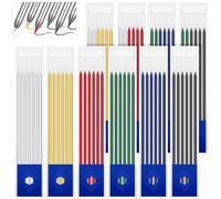 Spakon 60 Pieces 2.8mm Lead Refill Pica Carpenter Construction Ox Mechanical Pencils Lead Refills Pica Dry Pencil for Writing Drawing Drafting Carpenter Marker Woodworking (Colorful)