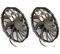 SPAL 2 Pack!! Save $$ - 30101522 12 Fan Puller Curved Blades 12 Volt High-Performance 1226 cfm VA10-AP50/C-61A