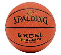 Spalding - Excel TF 500 - Basketball - Size 6 - Basketball - Certified Ball - Material ZK Composite - Indoor and Outdoor - Non-Slip - Excellent Grip