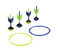 Spalding - Lawn Darts Set, 6 Piece Outdoor Toss Game with 4 Soft Tip Lawn Darts and 2 Large Target Rings, All Weather Backyard Family Game for Indoor Outdoor Play