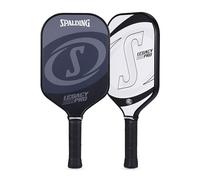 Spalding - Legacy Pro Pickleball Paddle, Elongated Carbon Fiber Face, High-Performance Lightweight Paddle for Power and Control, Durable Comfort Grip, Professional Pickleball Racket, Black