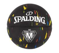 Spalding Marble Series Black Multi-Color Outdoor Basketball 28.5""