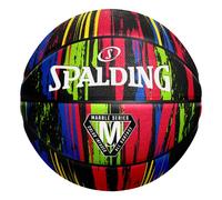 Spalding Marble Series Black Multi-Color Outdoor Basketball 29.5"