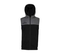 Spalding Street Sleeveless Hooded Jacket Grey