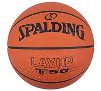 Spalding - TF-50 - Classic color - Basketball ball - Size 6 - Basketball - Beginner ball - Material: Rubber - Outdoor - Anti-slip - Excellent grip - Highly Resistant - Not inflated, Orange