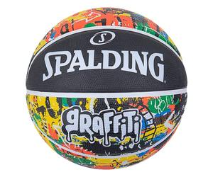 Spalding Unisex - Adult Graffiti Sz5 Ball, Rainbow, 5