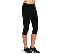 Spalding Women's Essential Capri Legging, Mid-Waist Black, S