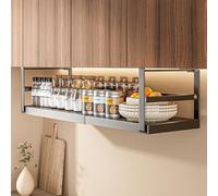 Spalivivre Expandable Under Shelf Storage, Under Shelfs Basket