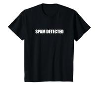 Spam Detected T-Shirt, Kids, Black, 2 Years
