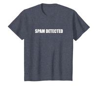 Spam Detected T-Shirt, Kids, Heather Blue, 3 Years