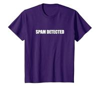 Spam Detected T-Shirt, Kids, Purple, 2 Years