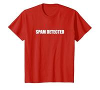 Spam Detected T-Shirt, Kids, Red, 8 Years