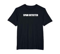 Spam Detected T-Shirt, Men's Big and Tall, Black, 3X Tall