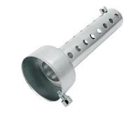 SPAMFAFGHQ 1Pcs Motorcycle Exhaust Muffler DB Killer Silencer Iron Eliminator Sound Adjustable Universal Baffle Insert 35mm/42mm/48mm/60mm(60MM-silver)