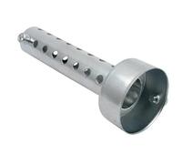 SPAMFAFGHQ 1Pcs Motorcycle Exhaust Muffler DB Killer Silencer Iron Eliminator Sound Adjustable Universal Baffle Insert 35mm/42mm/48mm/60mm(42MM-silver)