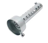 SPAMFAFGHQ 1Pcs Motorcycle Exhaust Muffler DB Killer Silencer Iron Eliminator Sound Adjustable Universal Baffle Insert 35mm/42mm/48mm/60mm(48MM-silver)