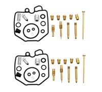 SPAMFAFGHQ 2 Sets Carburetor Repair Rebuild Kit For Hawk 400 CB400T CB400N CB400 CB 400 TN 1978 1979 1980 1981 Motorcycle