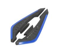 SPAMFAFGHQ 2pcs Motorcycle Winglet Aerodynamic Spoiler Wings Self-adhesive Motorbike Decoration Sticker Motorcycle Accessories(DEEP BLUE)