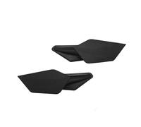 SPAMFAFGHQ 2Pcs Motorcycle Winglets Kits Aerodynamic Side Wing Spoiler Universal Modification Motorcycles Accessories Decoration(BLACK)