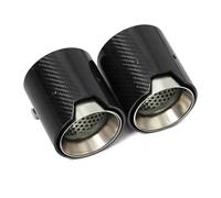 SPAMFAFGHQ 2ps/lot Direct Plug Exhaust Tip For 3 Series G20 G21 330i M-Performance Style Carbon Fibre Tips Nozzle Tailpipe Auto Modification Accesories(Matte)