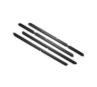 SPAMFAFGHQ 4pcs for Jeep for Grand Cherokee II WJ WG 1998-2005 Front Rear Window Trim Sealing Strips Rubber Seals Glass Exterior Waterproof