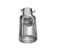 SPAMFAFGHQ 73mm Car Exhaust Muffler Tip For Mitsubishi For PAJERO V31 V33 V73 V93 V97 2007-2019 Stainless Steel Exhaust Pipe Nozzle Inlet(Silver)