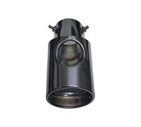 SPAMFAFGHQ 73mm Car Exhaust Muffler Tip For Mitsubishi For PAJERO V31 V33 V73 V93 V97 2007-2019 Stainless Steel Exhaust Pipe Nozzle Inlet(BLACK)
