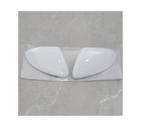 SPAMFAFGHQ Black/White/Carbon For VW For Golf 7 MK7 GTI 2014-18 Side Wing Mirror Cap Car Accessories Replacement Rearview Cover Housing(WHITE)