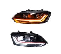 SPAMFAFGHQ Car LED Headlight Assemblies For VW For Polo 2011-2018