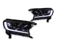 SPAMFAFGHQ Car Styling Headlights Head Lamp For For Everest For Ranger 2016 2017 2018 LED Headlight DRL Hid Bi Xenon Auto Accessories(Left-hand drive)