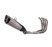 SPAMFAFGHQ For B&MW S1000rr 2017 2018 Motorcycle Exhaust Pipe Connection Tube Full Exhaust Styem Titanium Alloy Front Link Pipe Modified Accessories