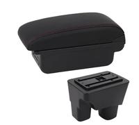 SPAMFAFGHQ For C&hevrolet For Onix 2020 2021 2022 2023 2024 Car Armrest Box Storage Box Interior Retrofit Car Accessories(B1 Black red 3USB)