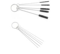 SPAMFAFGHQ For Car Motorcycle Moped Scooter ATV Carb Jets Wire Cleaner Kits Carburetor Cleaning Tool(Needles Brushes)