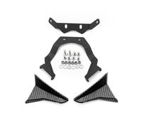 SPAMFAFGHQ For CB750 CB 750 For Hornet 750 CB 750 2023 2024 Fixed Wing Spoiler Deflector Fairing Frontal Wing Accessories(Carbon Fiber Look)