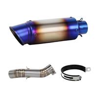 SPAMFAFGHQ For CBR500R CB500F CB500X CBR400R CB400F CB400X 2016-2024 Motorcycle Slip On Line Exhaust Project Muffler Middle Pipe(Style L)