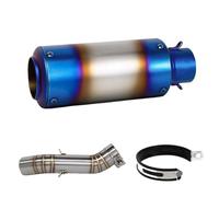 SPAMFAFGHQ For CBR500R CB500F CB500X CBR400R CB400F CB400X 2016-2024 Motorcycle Slip On Line Exhaust Project Muffler Middle Pipe(Style C)