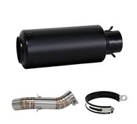 SPAMFAFGHQ For CBR500R CB500F CB500X CBR400R CB400F CB400X 2016-2024 Motorcycle Slip On Line Exhaust Project Muffler Middle Pipe(Style B)