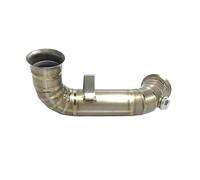 SPAMFAFGHQ For CF Moto 800MT 800 MT 2021+ Motorcycle Exhaust Mid Link Pipe Decat Pipe Replace Catalyst Tube Modified Accessories(Titanium Alloy-B)
