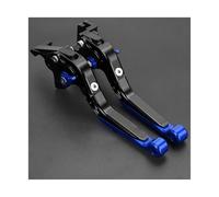 SPAMFAFGHQ for CFMOTO CF Moto 250NK 250 NK 2019 2020 2021 NK250 2022 2023 Motorcycle CNC Brake Clutch Levers Adjustable Folding Handlebar(Black-Blue)