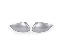 SPAMFAFGHQ For For Fiesta MK7 2009 2010 2011-2017 Rearview Mirror Cover Housing Replacement Side Wing Cap Car Accessories(Glossy Sliver)