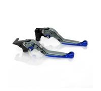 SPAMFAFGHQ for G310R G310GS 2017 2018 2019 2020 Motorcycle Accessories Adjustable Extendable Folding Brake Clutch Levers(Gray-Blue A)